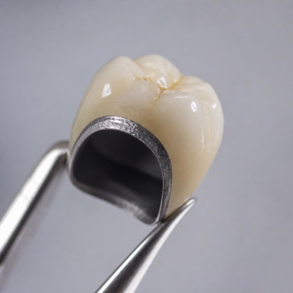 Metal-ceramic PFM crown